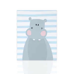 Quadro moderno per bambini Ippopodamo - ideale per la cameretta nascita regalo - Bild 1 von 12
