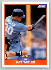 1989  Score #391 Pat Tabler Kansas City Royals