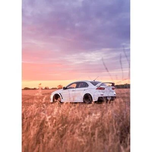 Mitsubishi Evo 10 High Resolution Car Poster #036 - Picture 1 of 14