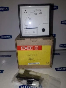 Amperímetro IME RQ72E 0-200A 72x72mm - Imagen 1 de 1