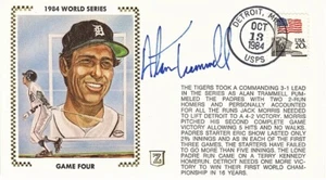 Alan Trammell Signed Detroit Tigers 1984 World Series Gateway Cachet FDC - Picture 1 of 2