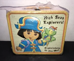 Rare 2005 Dora the Explorer Lunch Box/high seas explorers Keepsake Box - Picture 1 of 11