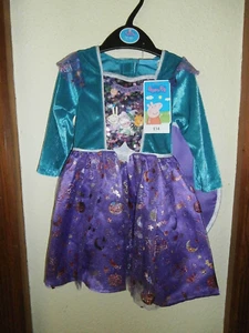 PEPPA PIG WITCH HALLOWEEN OUTFIT AND HAT 6-9 MONTHS BNWTAG - Picture 1 of 2