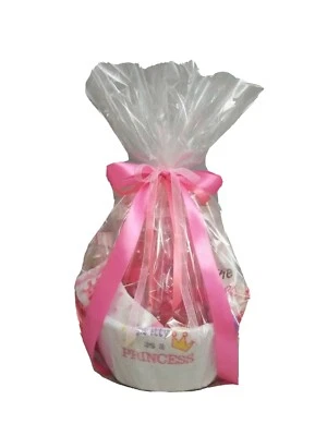 Baby Girl Princess Gift Basket Baby Shower Gift Princess Gifts 23 Piece Gift Set - Image 1 of 4