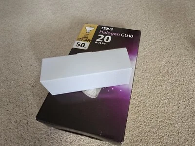 24x GU10 Bulb Tesco Halogen Reflector 50W 220-240V Warm 2700K Dimmable 2000h 35° - Image 1 of 4