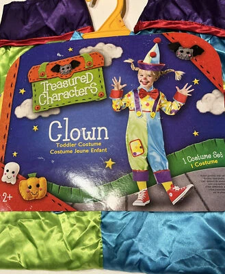 Clowns, Costume, Multi Color Size 3T, New, Dress Up, B4D1 - Image 1 of 4
