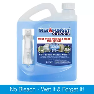 Wet & Forget Outdoor Cleaner Ready to Use Moss Mold Mildew & Algae Stain Remover - Picture 1 of 12