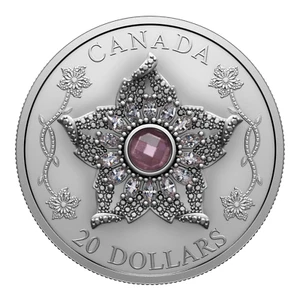 2025 Canada $20 Williamson Diamond Brooch - Pure Silver Coin - Picture 1 of 10