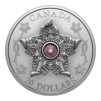2025 Canada $20 Williamson Diamond Brooch - Pure Silver Coin - Image 1 of 4