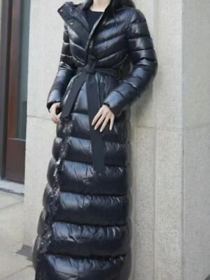 Mackage Women's Warm Long Hooded Down Jacket - Image 1 of 4