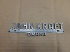 John Kraft Chevy Omaha Ne Metal Car Dealership Emblem Badge Logo Advertising