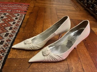 LORIBLU White Patent Leather Italian Pump Foto 1 de 4