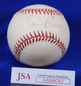 Ernie Banks JSA COA Autograph National League Signed Baseball 2 - Picture 1 of 2
