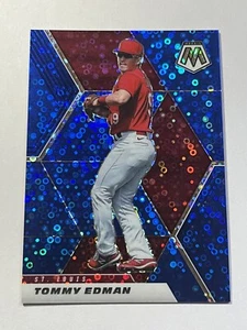 Mosaic Tommy Edman Quick Pitch Blue Disco Prizm 2021/85 St Louis Cardinals - Imagen 1 de 4