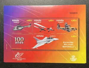 España 2011 - Ed. 4653 - Hoja Bloque -CENTENARIO DE LA AVIACIÓN MILITAR ESPAÑOLA - Imagen 1 de 1