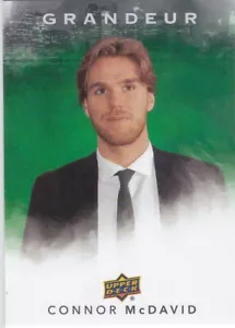 2021 UD GRANDEUR..CONNOR McDAVID..GREEN..SP..ACHEIVEMENTS..CARD # G-4..OILERS - Picture 1 of 2