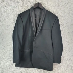Politix Jacket Youth Boys Large Black Slim Fit Luxe Suit Blazer Formal 10679 - Picture 1 of 14