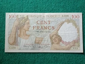 Billet 100 Francs - Sully 19-10-1939 Fay 26/11 - TTB - Imagen 1 de 2