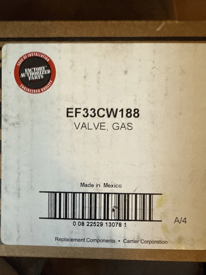 Газовый клапан Carrier EF33CW188 36H54-470 ОВК - Изображение 1 из 1