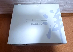 NEW Playstation 2 Ocean Blue PS2 Console SCPH-37000L Japan *COLLECTORS ITEM* - Picture 1 of 5