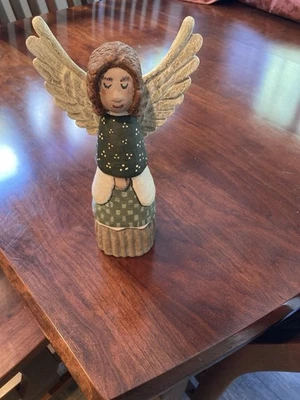Primitive Vintage Angel/Folk Art/10 Inches - Image 1 of 4