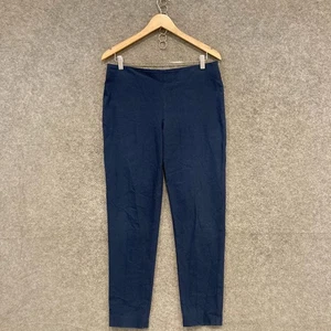 Brunello Cucinelli Pants Womens Size US 12 Navy Blue Tapered Cotton Blend 18730 - Picture 1 of 13