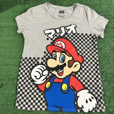 Camiseta manga corta Super Mario Nintendo Gráfico Jóvenes Niñas Junior XXXL 21 Foto 1 de 4