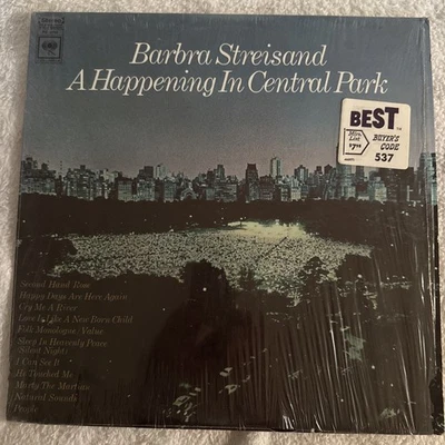  Vintage "A Happening in Central Park" - Barbra Streisand LP in shrink wrap - Image 1 of 4