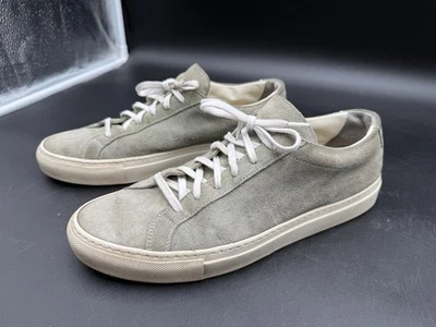 Common Projects Achilles Suede Sz 10 Green Shoes Men’s Sneakers - Image 1 of 4