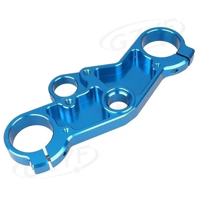Abrazadera superior superior delantera triple árbol extremo superior azul para Suzuki GSXR600 750 GSXR1000 Foto 1 de 4