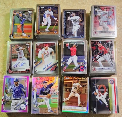 Huge Multi-year Topps Chrome Baseball 500+ Card Bulk Lot (2018-2025) - Image 1 of 4
