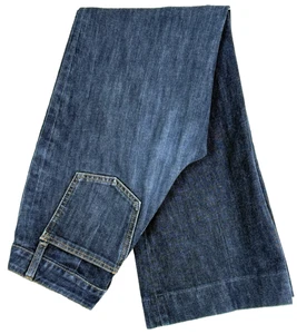 Serfontaine Womens Size 26 Jeans 28X32 Wide Leg High Waist Retro USA Made - Picture 1 of 14