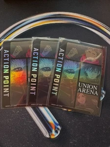 Union Arena Yuji & Megumi & Gojo & Nobara Action Point Jujutsu Kaisen JJK-1-AP02 - Picture 1 of 1