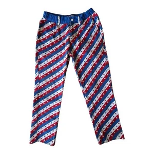 Tipsy Elves Stars And Stripes Pants Small 29 X 28 American Flag USA Patriotic - Picture 1 of 7