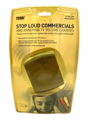 New Terk VR-1 TV Volume Regulator Stop Loud Commercials Volume Regulator Sealed - Image 1 of 4