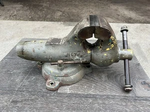 Vintage 's Wilton Bullet Vise #9450 w/ Swivel Base 4.5" Jaws Schiller Park - Picture 1 of 19