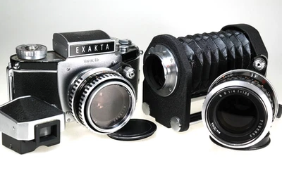 Exakta Varex IIb mit Jena 2,8/50mm + 4,0/135mm + Zub. - Bild 1 von 4