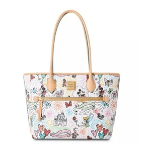Disney Parks Sketch Mickey Minnie Dooney and Bourke Tote Handbag - Picture 1 of 2
