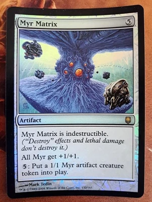 Mtg Darksteel foil Myr Matrix  - Image 1 of 4