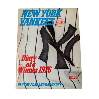 1976 New York Yankees Yearbook Program Diary of a Winner Munson AL Pennant MLB - Image 1 of 2