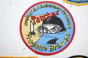 PARCHE DE ROPA DE BUCEO NAVY BUZO DE GERMAN OCCIDENTAL FRAGATTE BREMEN - Imagen 1 de 1