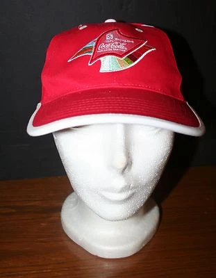 2008 Beijing Olympics COCA-COLA Baseball Cap MINT 100% Cotton ADULT OSFM - Image 1 of 4