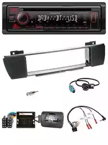 Kenwood Lenkrad CD USB Bluetooth DAB Autoradio für BMW X3 E83 2004-2010 mittig - Bild 1 von 9