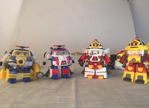 Robocar Poli Dive Astronaut POLI Firefighter ROY Transformers Action Figure Toy Cover