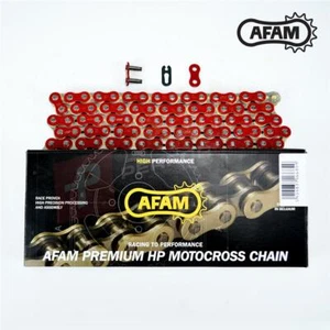 Afam Recommended Red 520 Pitch 116 Link Chain fits KTM 350 SX-F (4T MX) 2010-19 - Picture 1 of 1