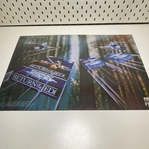 Star Wars Return of The Jedi 3D Poster 1986 CBS FOX video promo Lenticular #2 - Picture 1 of 15