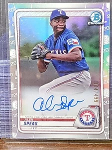 2020 Bowman Chrome - Prospect Autographs #CPA-AS Alex Speas (AU, RC) - Picture 1 of 2