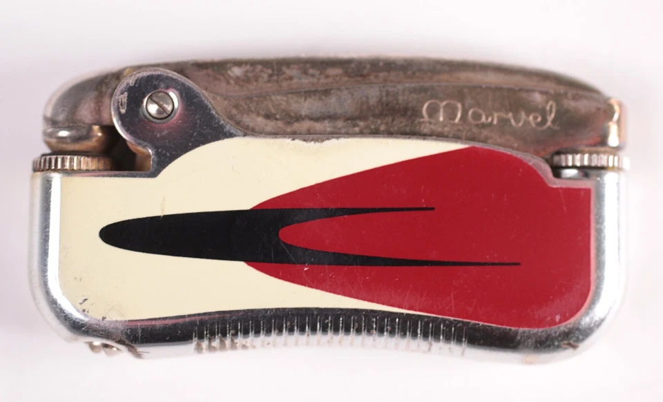 Encendedor de gasolina vintage Tsubota Marvel Pearl Japón RARO Foto 1 de 4