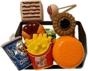Fast Food Pretend Play Set for Toddlers | Play Food Set for Kids Kitchen (Age 3) - Picture 1 of 7