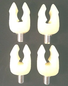 REPOSAPIÉS DE VARILLA DE GOMA FLEXIBLE LUMINOSO MOD AJUSTE APRETADO / EMPUÑADURAS A TOPE PARA VAINAS DE VARILLA - Imagen 1 de 5